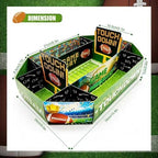 Football Party Decorations Supplies Kit - Food Serving Tray Snack Stadium Set for Super Bowl, Game Day, Birthday Decorations, Celebration Snack Tray Box