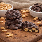 Goodland Farms Dark Chocolate Peanut Clusters | 12 Ounce Bag | Fresh Roasted Peanuts Coated in Rich Smooth Dark Chocolate