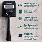 Gillette Intimate Razor for Men, Men’s Pubic Razors for Manscaping, Gentle and Easy to Use, Designed For Pubic Hair, 1 Handle, 2 Blade Refills