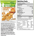 Farmer's Pantry Honey Butter Cornbread Crisps, Original, 6 Ounce (Pack of 2)