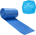 TopHomer 100 Pcs Blue Thickened Rubbish Tip Refuse Sacks Garbage Bags with Point-Break Design for Indoor & Outdoor Use (50 * 60cm)