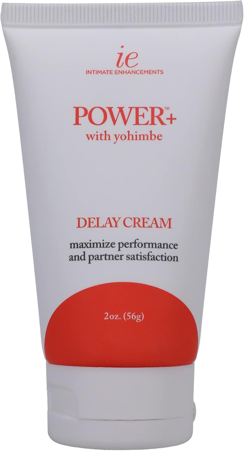 Doc Johnson Signature Costmetics - Power + Delay Cream for Men - Male Genital Desensitizer - Decreases Sensitivity For Extended Love Making - 2 oz. (56 g)