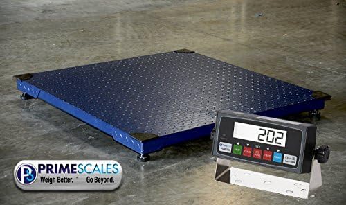 Prime 10000x1lb 60"x 60" Floor Scale with Metal Indicator