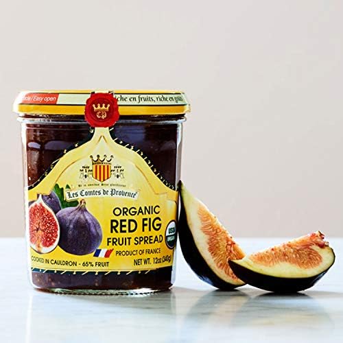 Fig Jam Spread USDA Organic Preserve – 12 oz / 340 g – Made in France Traditional Jam Non GMO Gluten Free