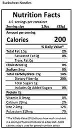King Soba Org 100% Buckwheat Noodles 250g - 2 Pack