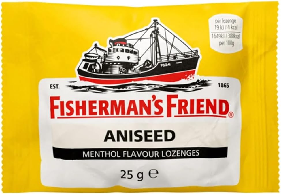 Fishermans Friend Aniseed Menthol Flavour Lozenges 25g (Pack of 5)