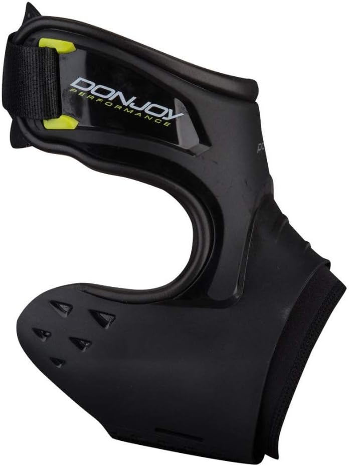 DonJoy Performance POD Ankle Brace, Best Support for Stability, Ankle Sprain, Roll, Strains for Football, Soccer, Basketball, Lacrosse, Volleyball -Large- Right - Black