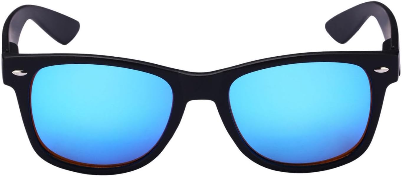 Mass Vision Classic Style Full Lens (No Bifocal) Unisex Reading Sunglasses with Spring Hinges & Maximum UV Protection