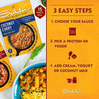 Sukhi's Indian Curry Paste - Chicken Tikka Masala Sauce 3oz (Pack of 6) 84 Servings - Gluten Free Food Indian Curry Sauce with Indian Spices