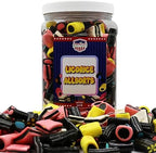 American Best Food, English Licorice Allsorts Candy, Assorted Flavors (2.5 LB) Jar