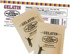 Fat Stone Farm Kosher Beef Gelatin Powder (Unflavored) - - 2 x Single Serving ½ oz Paper Packets (NEW)