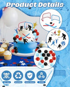 27 Pieces Hockey Cake Toppers Hockey Birthday Decorations Ice Hockey Players Cupcake Picks for Men Women Sports Themed Birthday Party Supplies Decorations Baby Shower