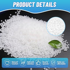 Tooth Repair Kit - 3.5 oz Temporary Fake Teeth Replacement Beads Kit in White & Ivory, Each 1.75 oz, with 3 Dental Tweezers Tools for Temporary Restoration of Missing & Broken Teeth
