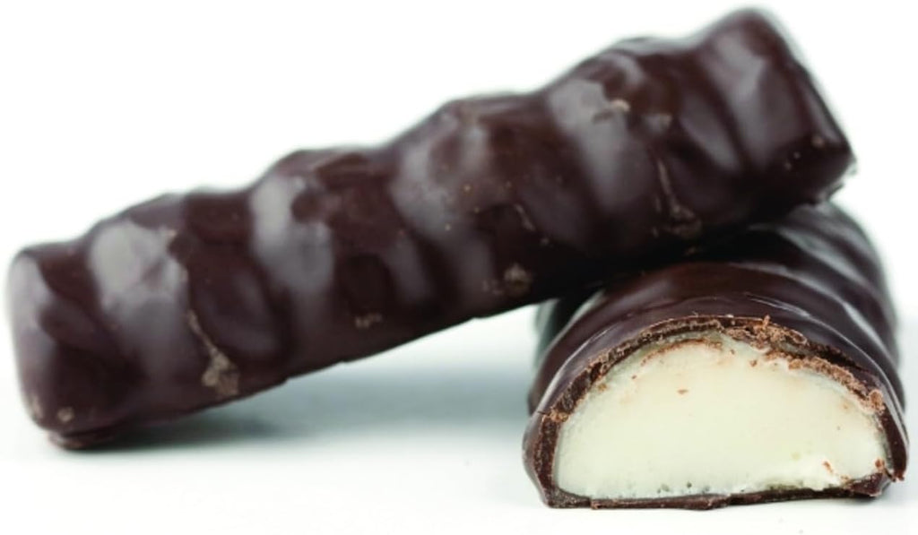 Marshmallow Puffs Dark Chocolate Coated | Fluffy Marshmallow Center with Dark Chocolate Coating. Weight: 12 oz