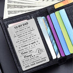 Gifts for Dad - Thank You Dad Gifts from Daughter, Best Daddy Gift, Daddy Engraved Wallet Card Gift for Fathers Day Birthday