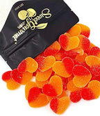 SweetGourmet Juicy Peach Hearts Gummy | Bulk Sanded Candy | 1 Pound