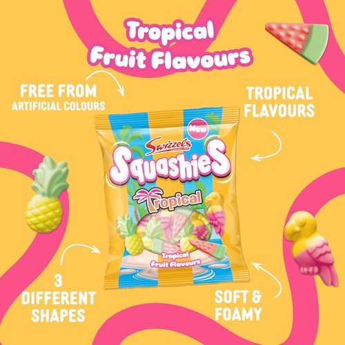 Swizzels Squashies Drumstick Tropical 100G (Pack of 1)