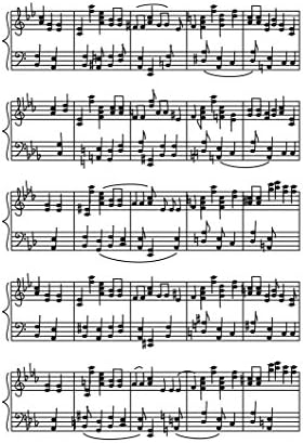 Whimsical Practicality Sheet Music Edible Icing image Cake Topper