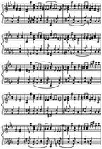 Whimsical Practicality Sheet Music Edible Icing image Cake Topper