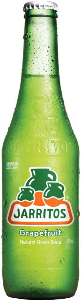 Jarritos Soda, Grapefruit, Bottle, 12.5 Fl Oz (Pack of 24)