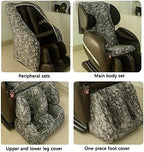 Full Body Shiatsu Massage Chair Protective Cover, Super Soft Stretch Fabric Covers for Recliner Machine Washable Dustproof Cover