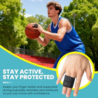 Finger Splint Wraps 2 Pack – Adjustable Breathable Finger Buddy Tape, Light Compression Trigger Finger Splint for Arthritis Pain Relief & Sports Injury, Comfort for Daily Support & Alignment（M Size）