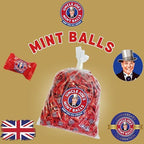 Uncle Joe’s Mint Balls Bulk Bag 2kg (4.41 lbs) | All Natural, Vegan, Gluten Free British Candy | Real Peppermint Oil Hard Candy | Individually Wrapped English Mints | Imported UK Breath Mints to Share