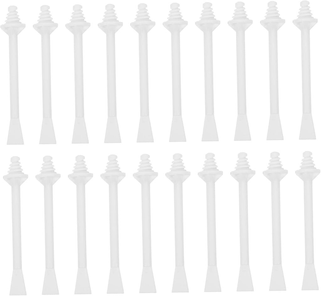 FRCOLOR 40pcs Multifunctional Wax Sticks Nasal Face Hair Removal Plastic Applicator