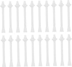 FRCOLOR 40pcs Multifunctional Wax Sticks Nasal Face Hair Removal Plastic Applicator