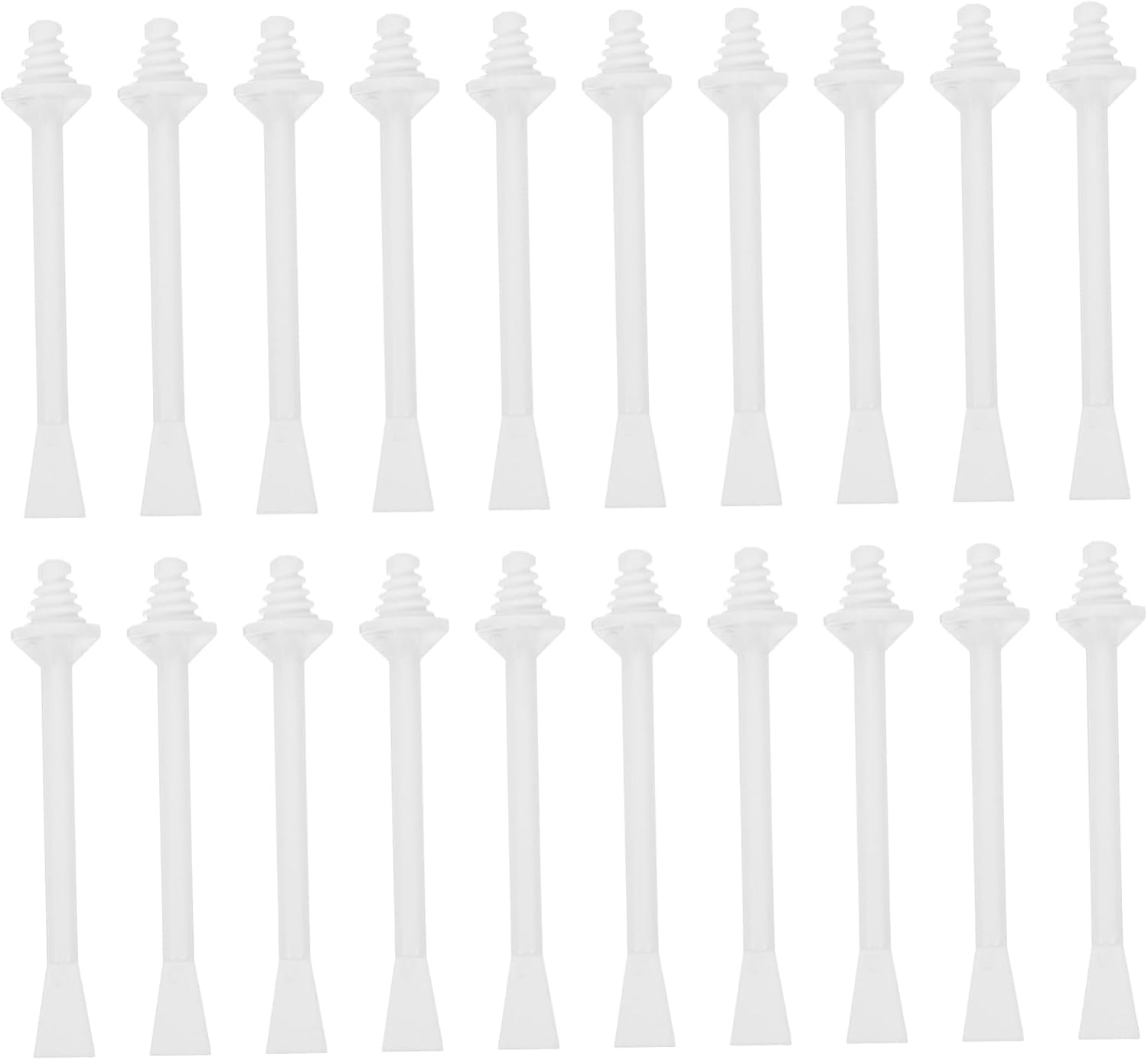 FRCOLOR 40pcs Multifunctional Wax Sticks Nasal Face Hair Removal Plastic Applicator