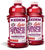 Kedem Light Concord Grape Juice, 64oz (2 Pack) 2/3 Less Calories Than Regular Kedem Grape Juice