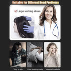 Heated Head Wrap for Headache and Neck Pain, Eletric Heated Hood Hat Migraine Relief Heating Pad for Head, Relieve Tension, 3 Temperature Settings/Adjustable Size