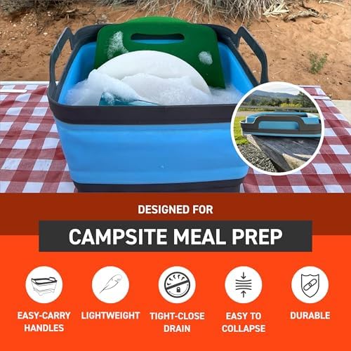 Survive Outdoors Longer Flat Pack Collapsible Sink (Pack of 2)