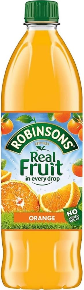 Robinsons Whole Orange No Added Sugar 1L (Pack of 4)
