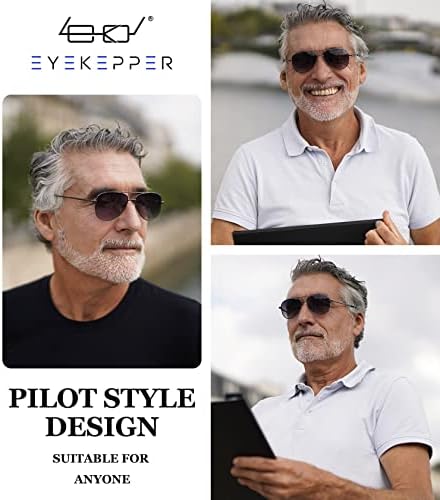 Eyekepper Pilot Bifocal Readers Polycarbonate Lens Spring Temple Bifocal Reading Glasses