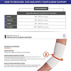 CHAMPION Elbow Support Pullover Sleeve Elastic Knit, White, Medium