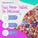 SugarMeLicious Blue Baby Feet Sprinkles, Delightful Baby-Themed Decorations for Cakes, Cupcakes, and More (3 Ounce)