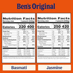 BEN'S ORIGINAL Ready Rice Basmati and Jasmine Rice Variety Pack, Easy Dinner Sides, 8.5 OZ Pouch (Pack of 6)