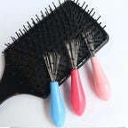2pcs Cleaning Tool Comb Cleaner Brush Hair Brushes Cleaner For Removing Hair Dust Salon Shop Use(Black)