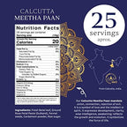 Aryaa Organic Calcutta Paan 8.75oz (250gm)- Elevate Your Snacking Experience | 100% Natural | Digestive Delight | Energy Infused | Vegan | Gluten-Friendly | Non-GMO (Calcutta Meetha)