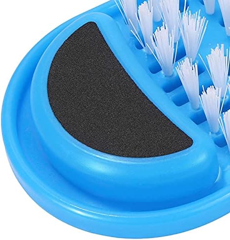 Magic Feet Cleaner Brush Simple Foot Scrubber Feet Shower Spa Easy Feet Cleaning Slipper Exfoliating Foot Massager Brush for Unisex Adults, 1 Pack