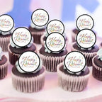 Happy Retirement Edible Cupcake Toppers – Colorful Celebration Designs for Retirement Parties & Milestone Celebrations (PRECUT, Pack of 24-1.5 Inch Discs)
