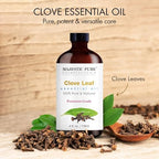 Majestic Pure Essential Oil with Glass Dropper - 100% Pure and Natural - Essential Oils for Diffuser, Aromatherapy, Soap and Candle Making, Clove Essential Oil, Clove Oil, 4 Fl Oz