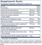 Life Extension Dr. Strum's Intensive Bone Formula, Cissus quadrangularis, Calcium, Vitamin D3, K2, Magnesium, zinc, Potassium, Boron, Bone Health Support Formula, Gluten Free, Non-GMO, 300 Capsules