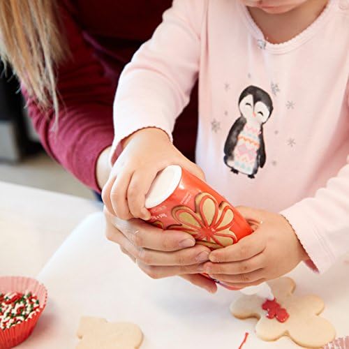 Wilton Cookie Icing, Fast-Drying Squeeze Bottle Icing for Decorating Sugar Cookies & Gingerbread, 7.5 oz., Red, Packaging May Vary