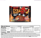 [Fire Bull Ramen] Intense Spicy Stir-Fried Ramen | Authentic Korean Heat Meets Flavorful Delight | Thick, Chewy Noodles | Quick & Easy Meal (4 Pouches)