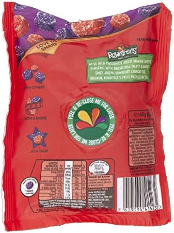Original Rowntrees Fruit Pastilles Strawberry Blackcurrant Strawberry & Blackcurrant Fruit Pastilles
