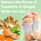 Dr. Entre's Foot Pads: 20 Pack of Turmeric & Ginger Premium Pads to Feel Better, Sleep Better & Relieve Stress | Organic Foot Patches