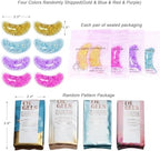 Under Eye Patches for Puffy Eyes, Reusable Ice Gel Eye Pad Cooling Eye Patch Hot Cold Therapy Eye Mask 8 Pack