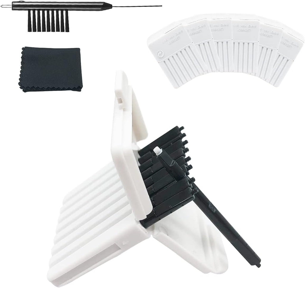 MiniR/miniReceiver Wax Guards Filters for Siemens/Signia Hearing Aids with Cleaning Brush Tools and Carry Case-6packs
